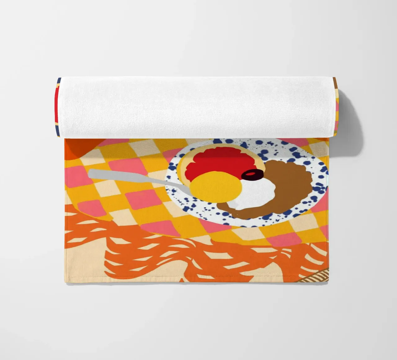 Fiori e Brunch telo mare da Kintsugi99