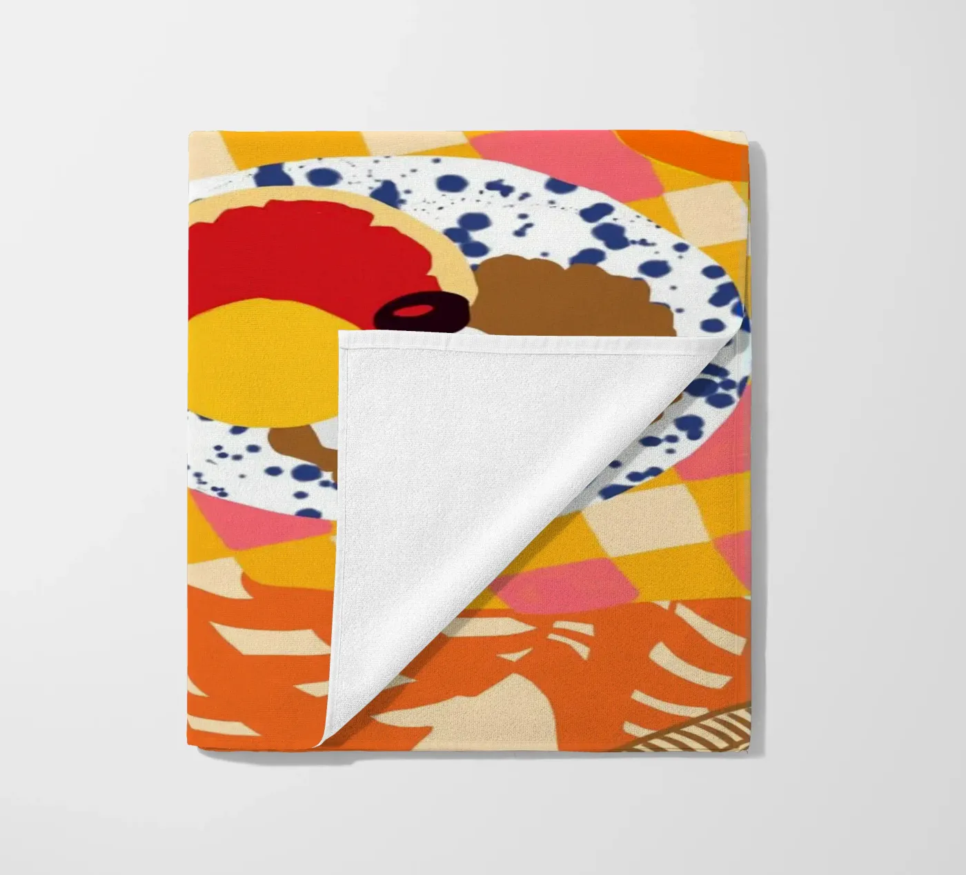 Fiori e Brunch telo mare da Kintsugi99