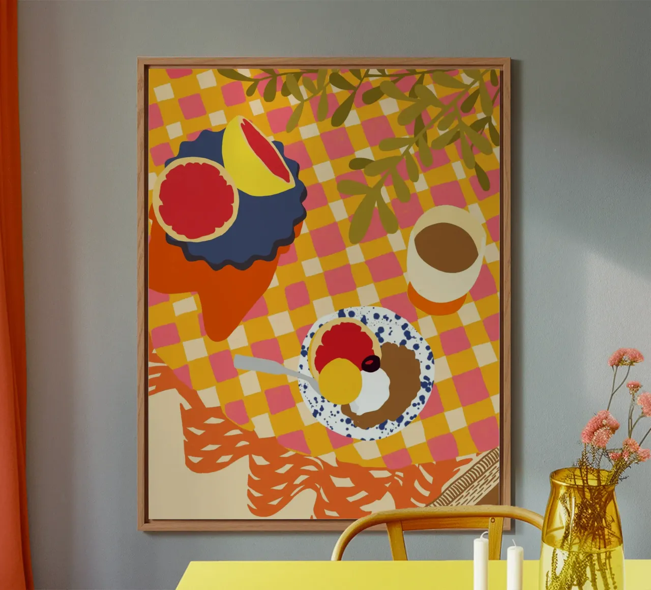 Fiori e Brunch alluminio dibond da Kintsugi99