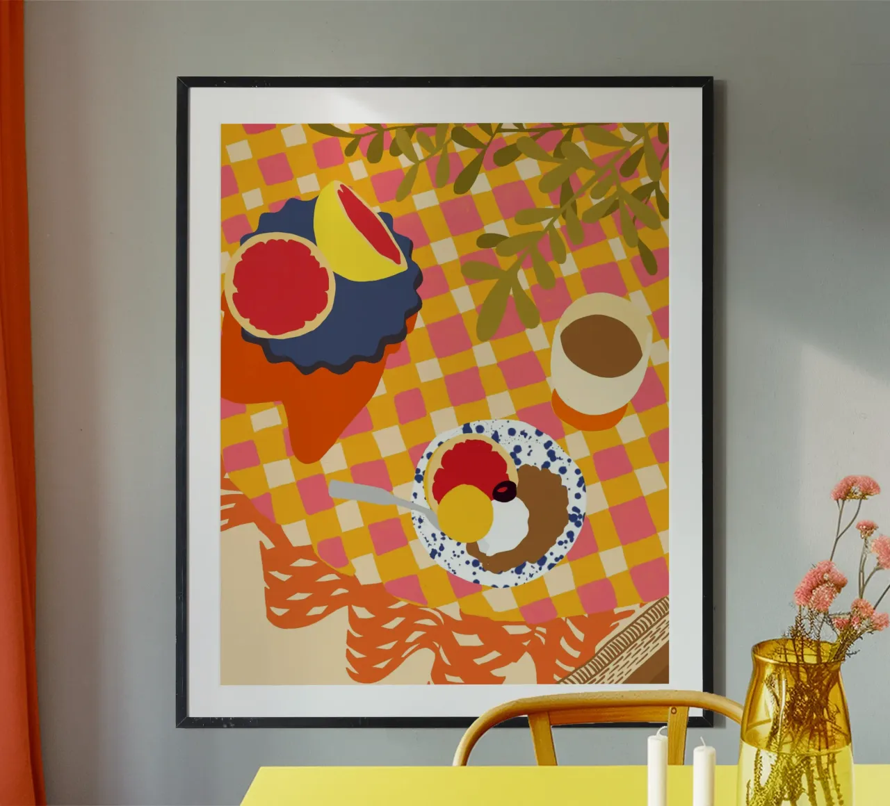 Blooms and Brunch poster da Kintsugi99