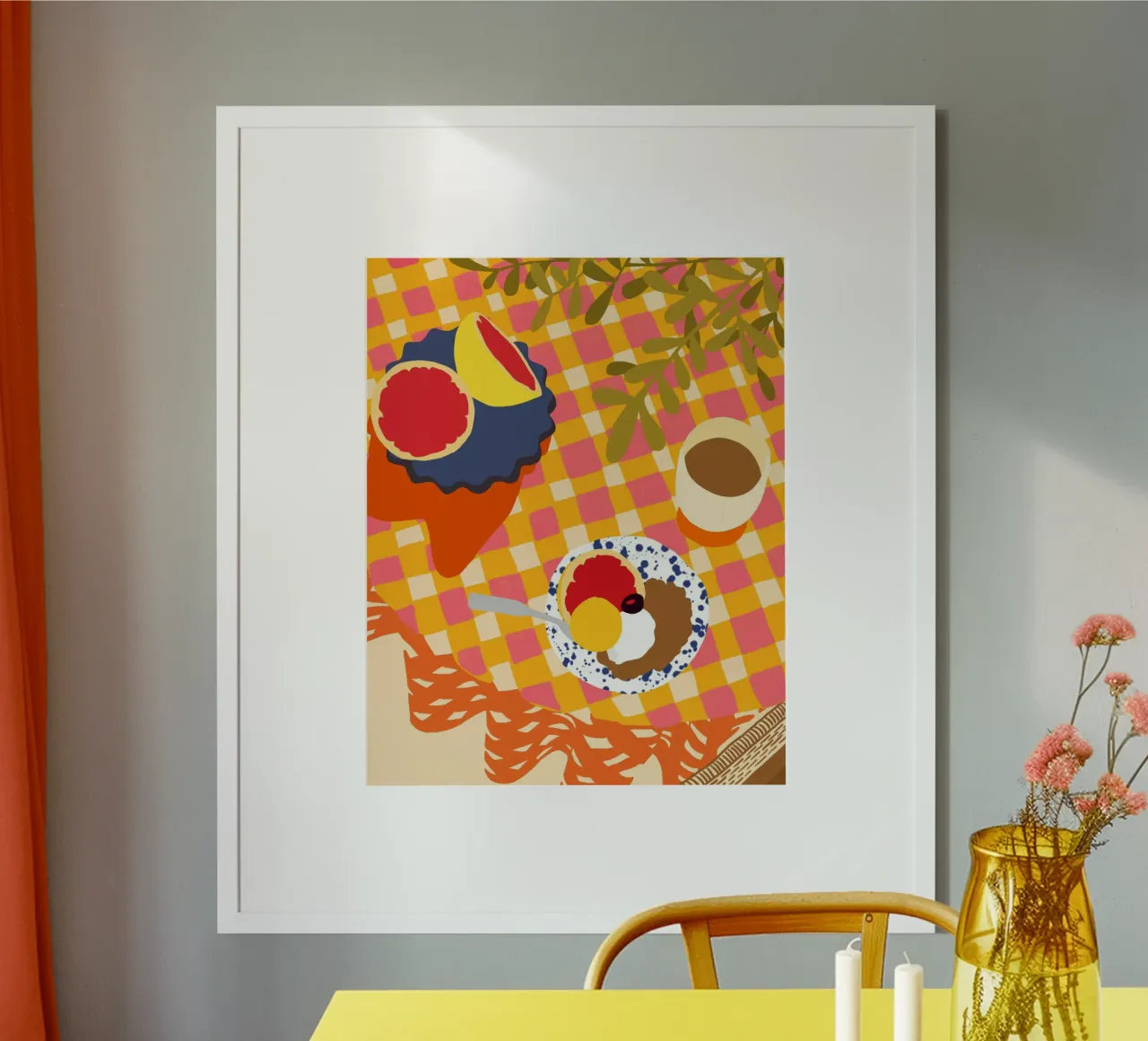 Blooms and Brunch poster da Kintsugi99