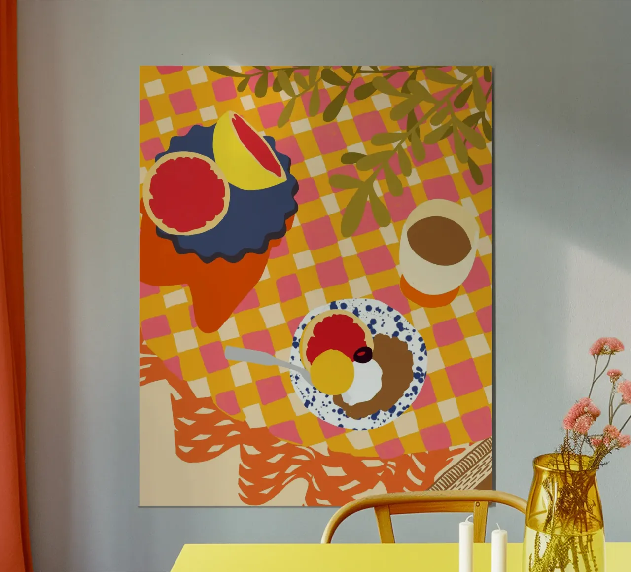 Blooms and Brunch poster da Kintsugi99