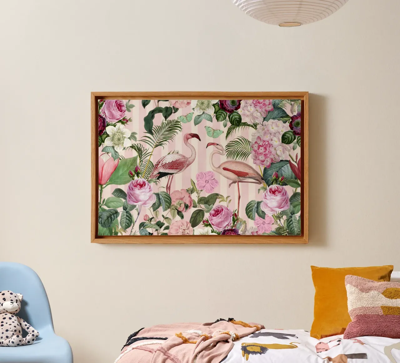 Flamingo Rendezvous canvas by Andrea Haase Vintage World