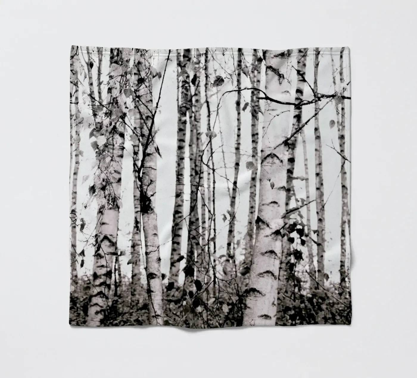 Winter Birches Fleecedecke von Monika Strigel