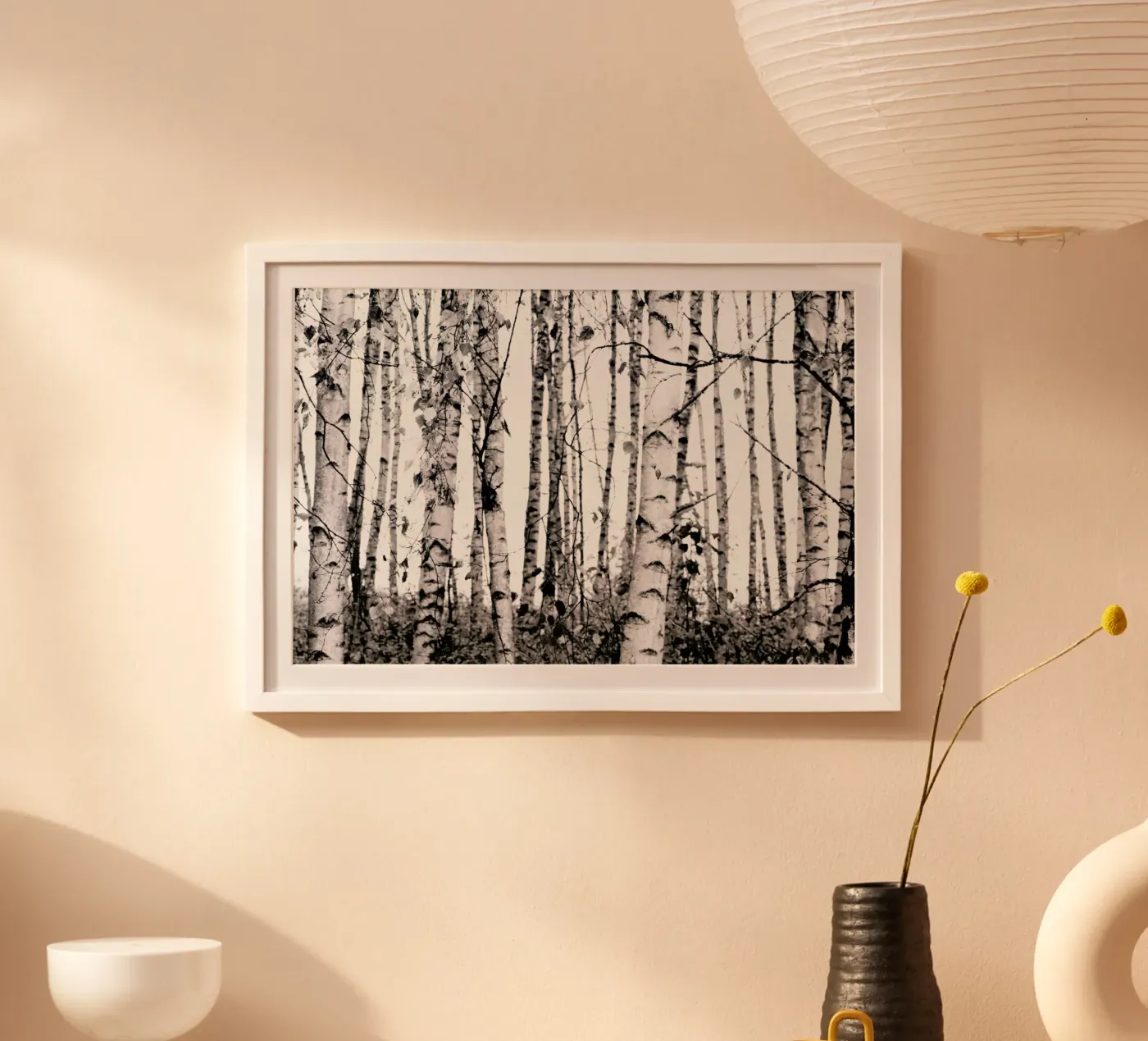 Winter Birches poster da Monika Strigel