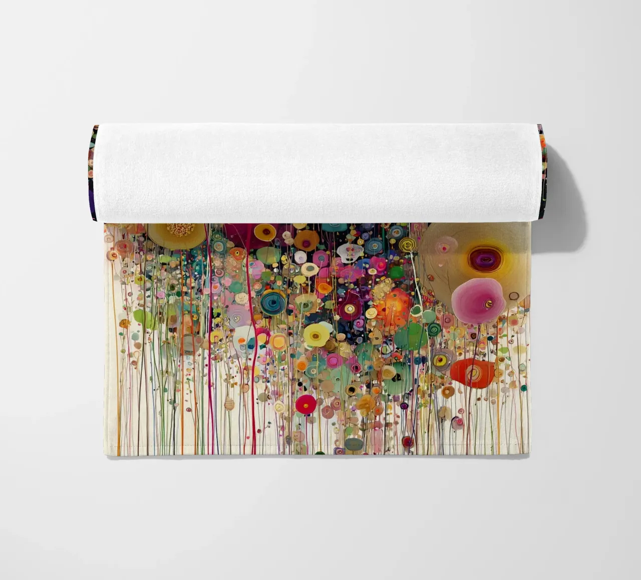 Flowers Abstract A, style Gustav Klimt telo mare da Mateo