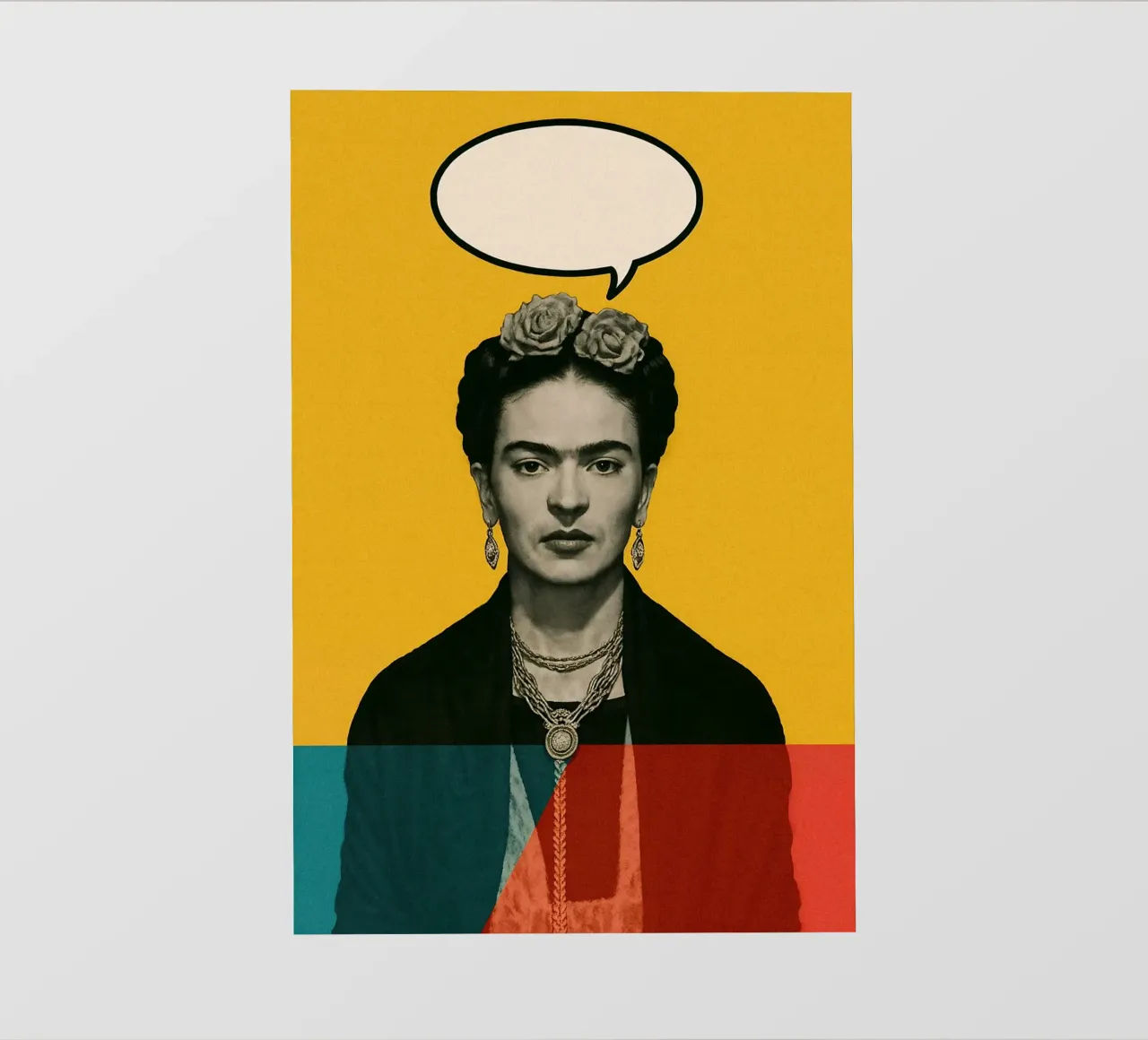 Frida Speaks CMYK telo in pvc da CNTRL