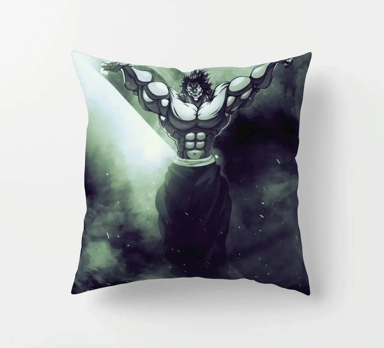 yujiro hanma cuscino da FreeArtStudio