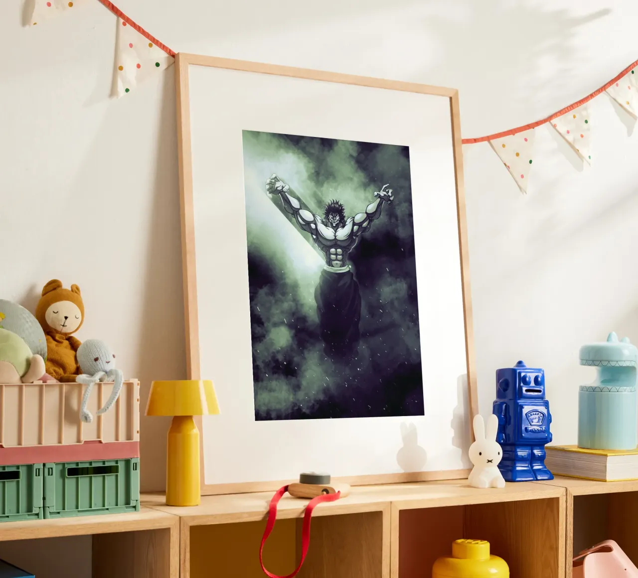 yujiro hanma poster da FreeArtStudio