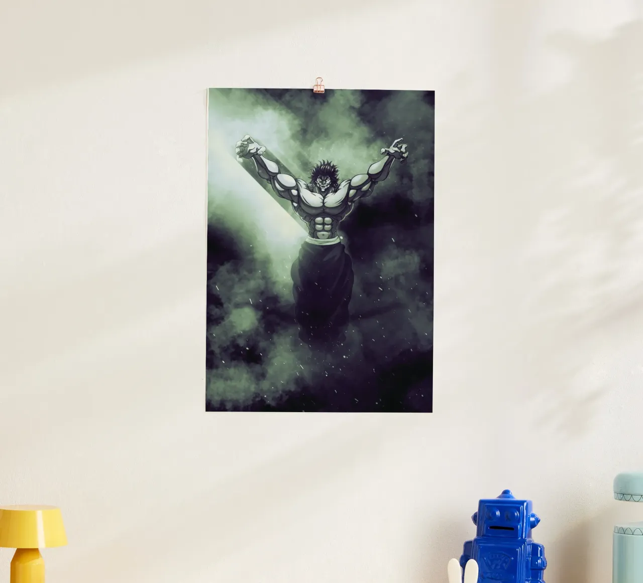 yujiro hanma poster da FreeArtStudio