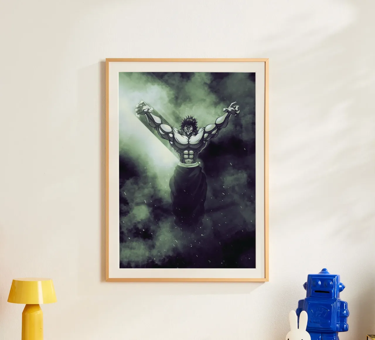yujiro hanma poster da FreeArtStudio