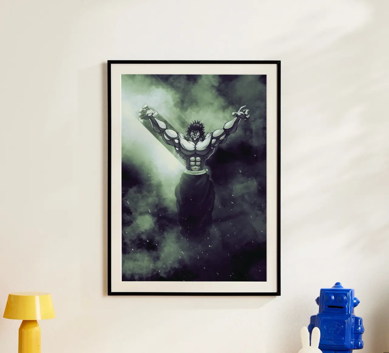 yujiro hanma poster da FreeArtStudio