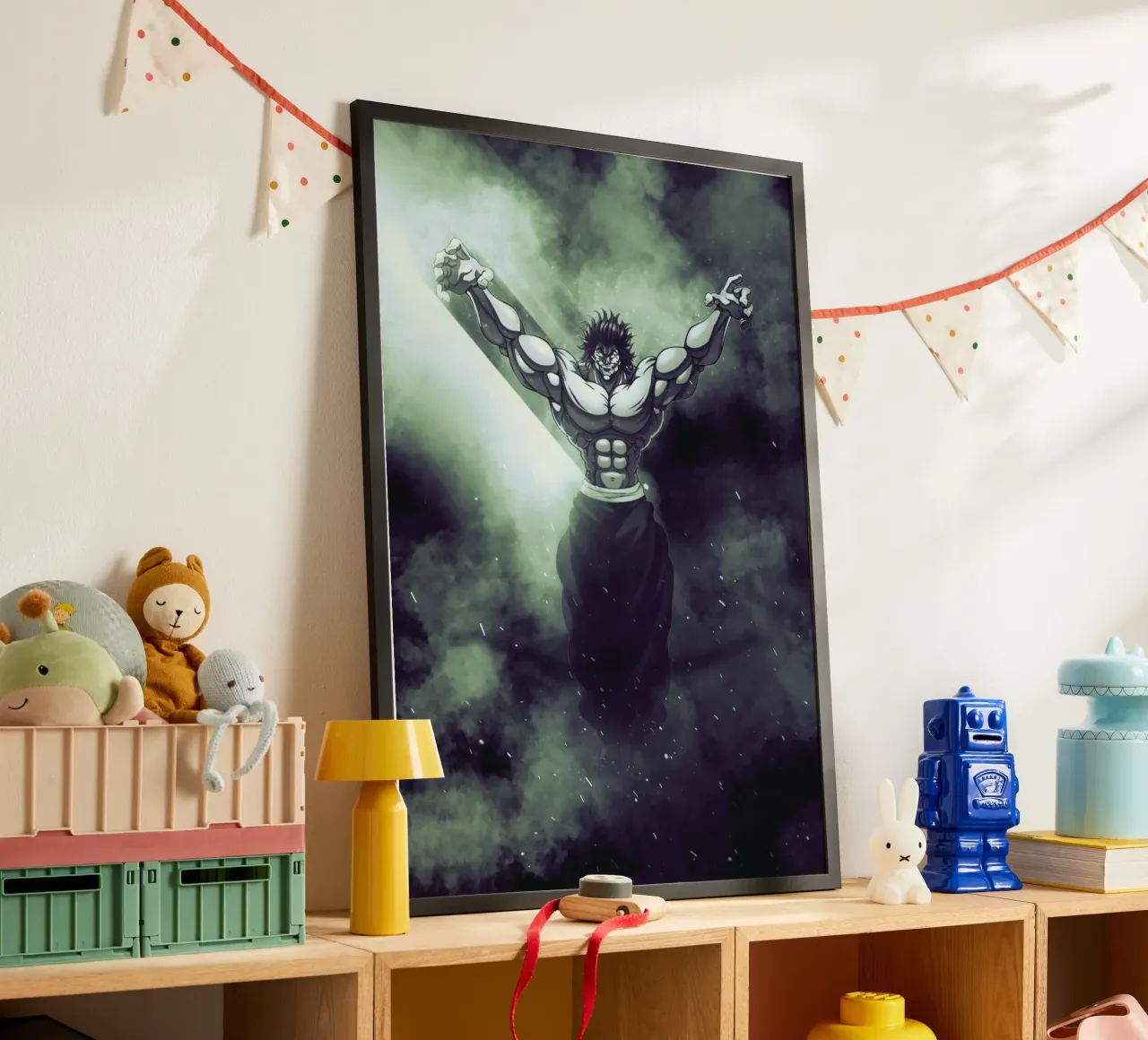 yujiro hanma poster da FreeArtStudio