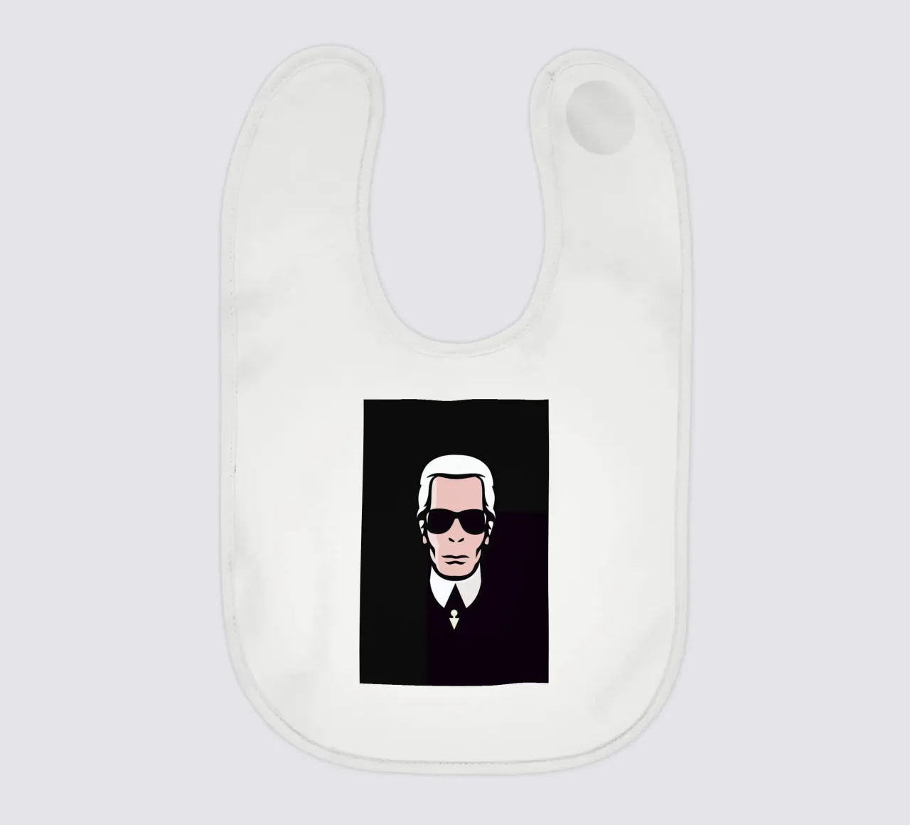 Lagerfeld bavaglino da Bruno Morphet