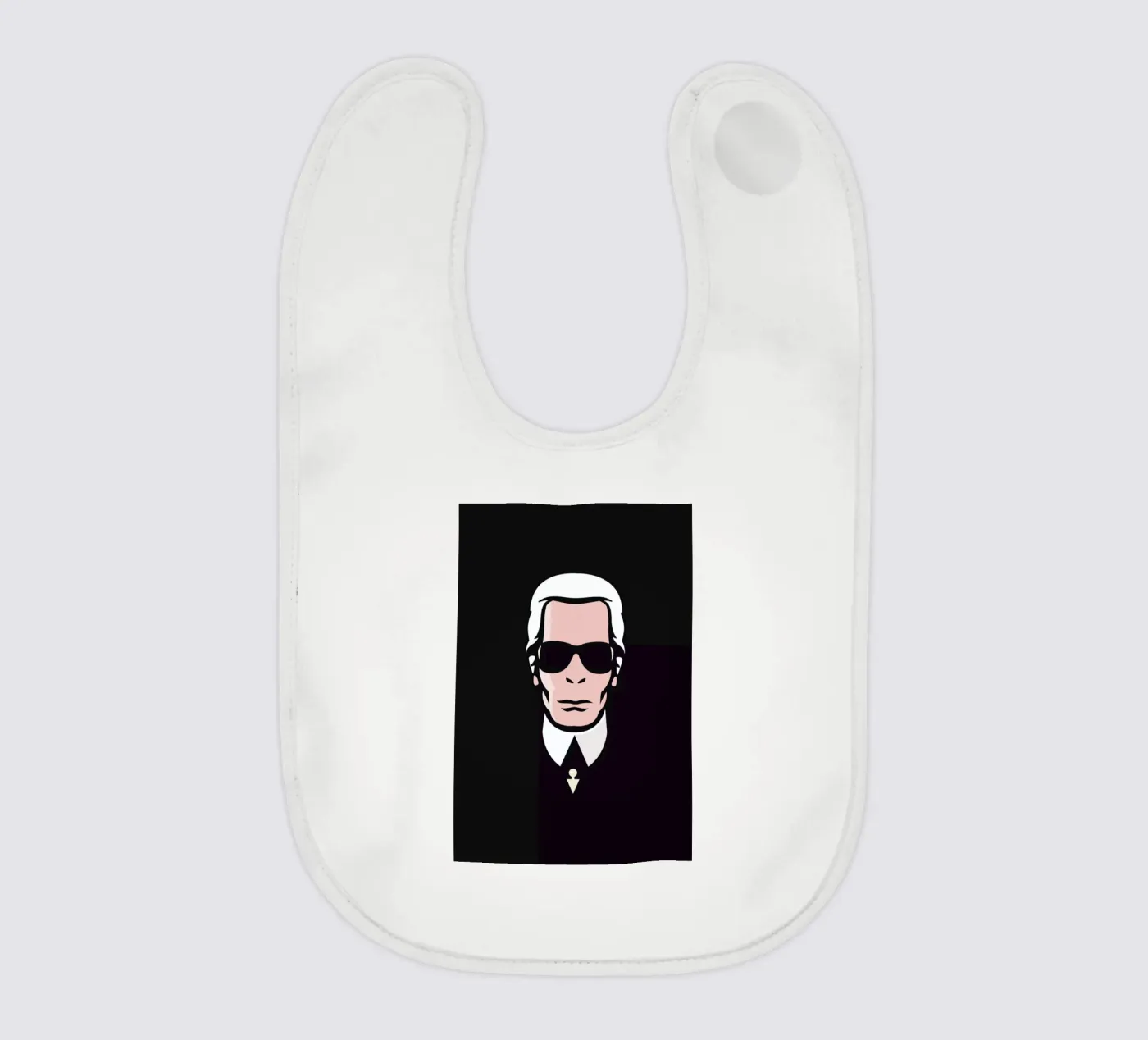 Lagerfeld bavaglino da Bruno Morphet
