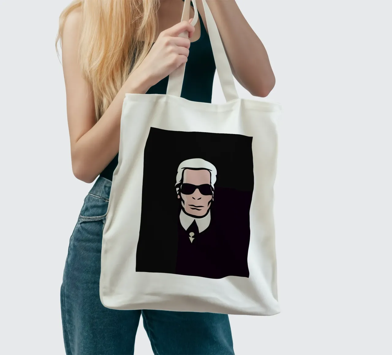 Lagerfeld Jutebeutel von Bruno Morphet