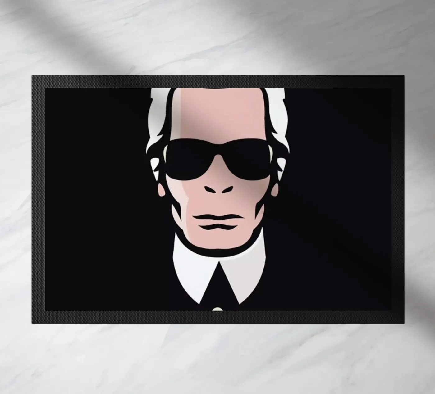 Lagerfeld doormat by Bruno Morphet