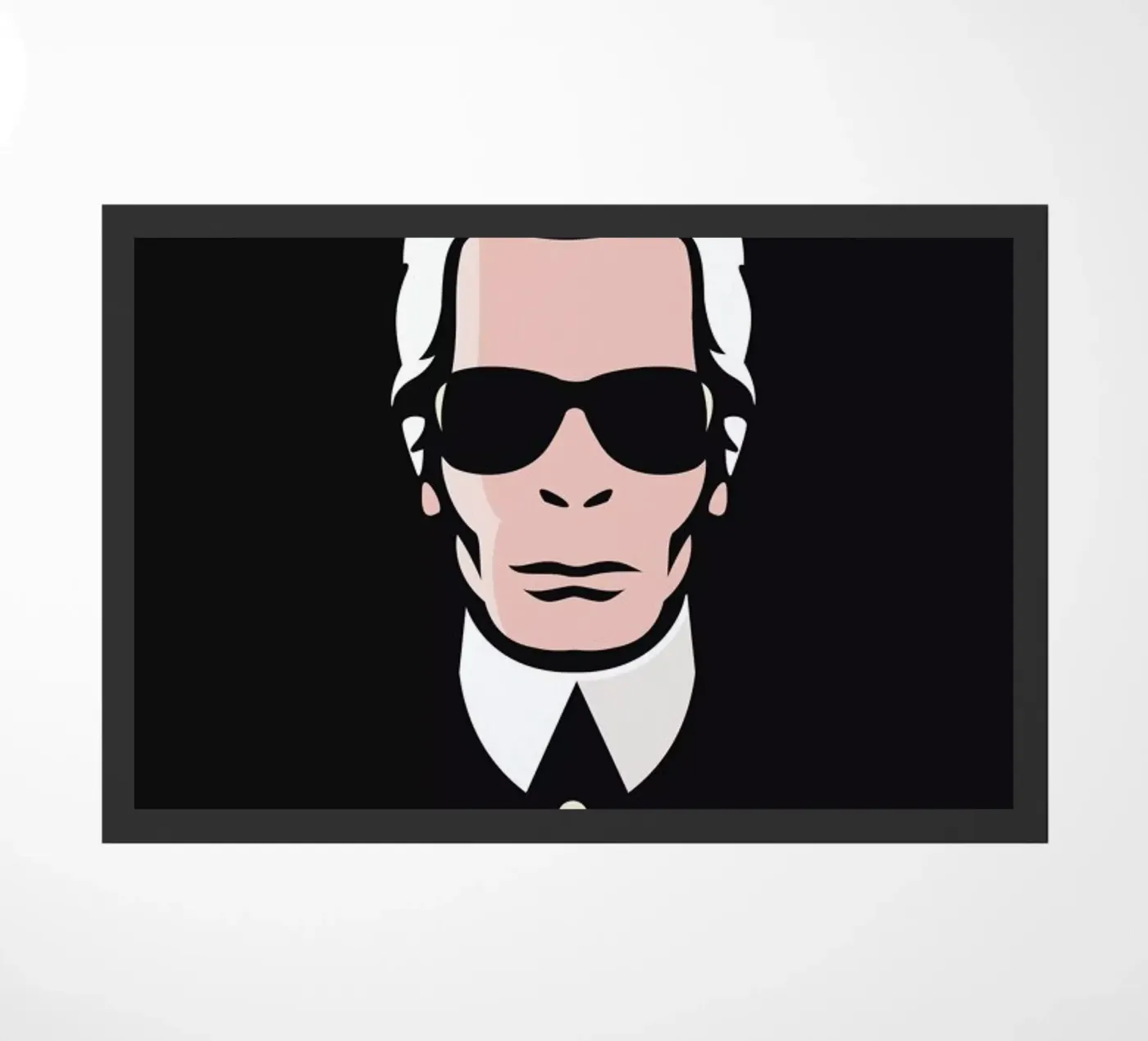 Lagerfeld doormat by Bruno Morphet