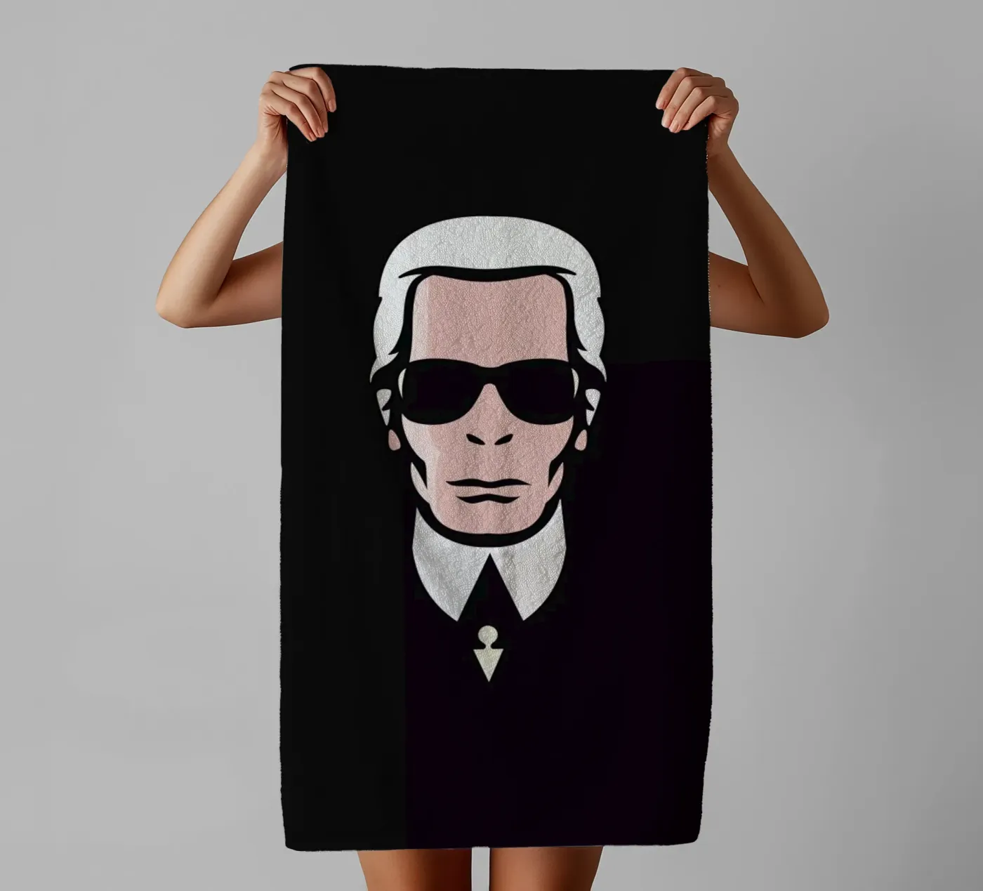 Lagerfeld towel by Bruno Morphet