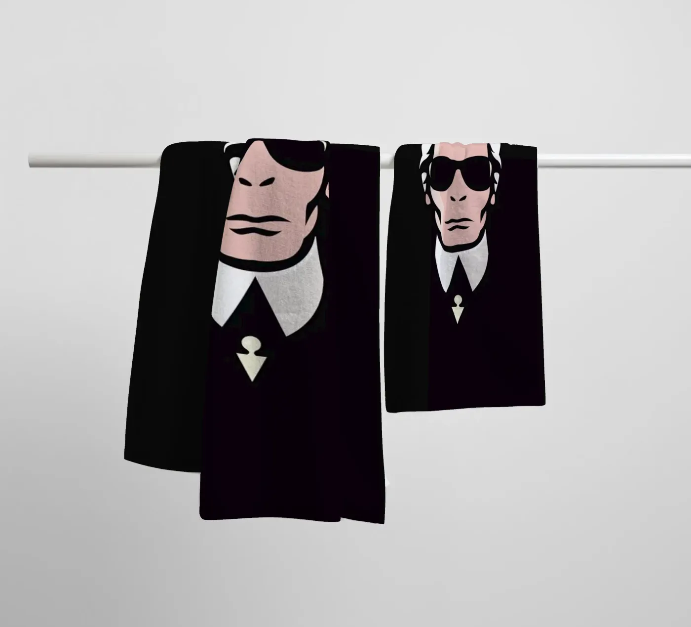 Lagerfeld towel by Bruno Morphet