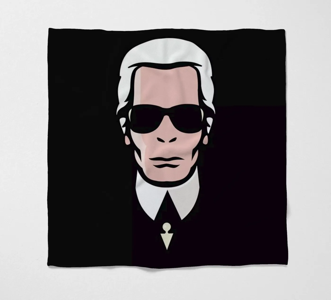 Lagerfeld fleecedeken van Bruno Morphet