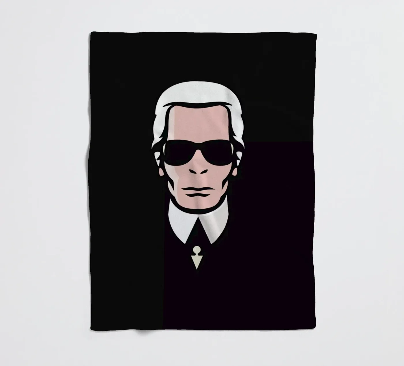 Lagerfeld fleecedeken van Bruno Morphet