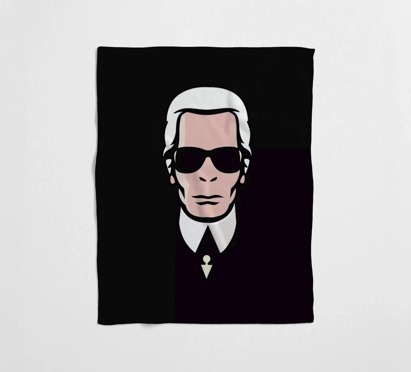 Lagerfeld fleecedeken van Bruno Morphet