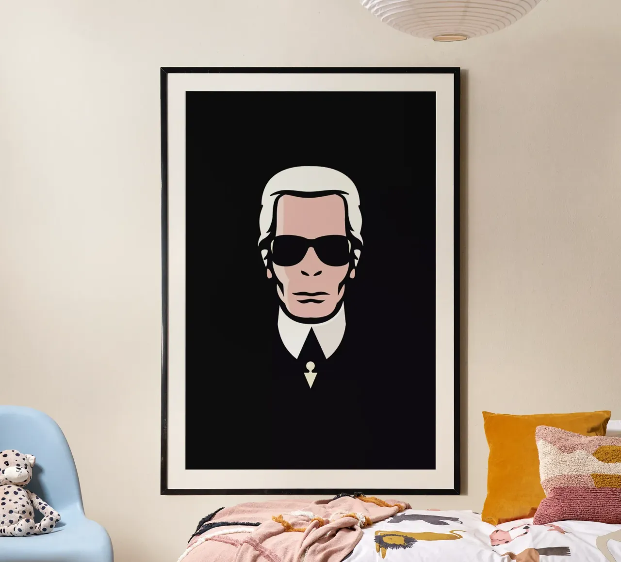 Lagerfeld poster by Bruno Morphet