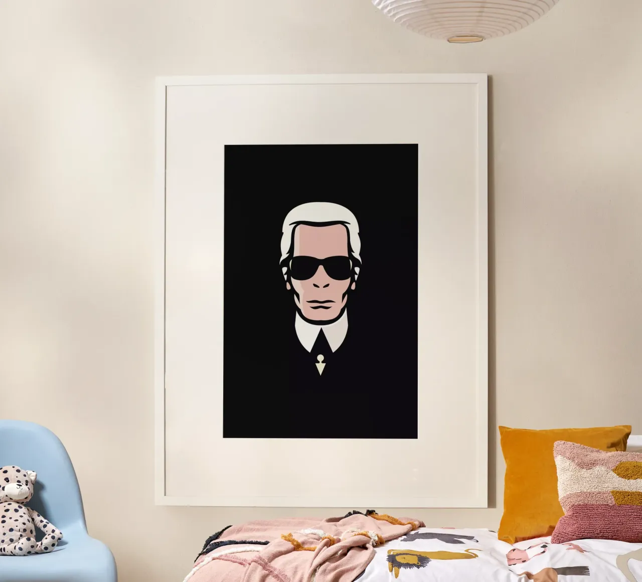 Lagerfeld poster by Bruno Morphet