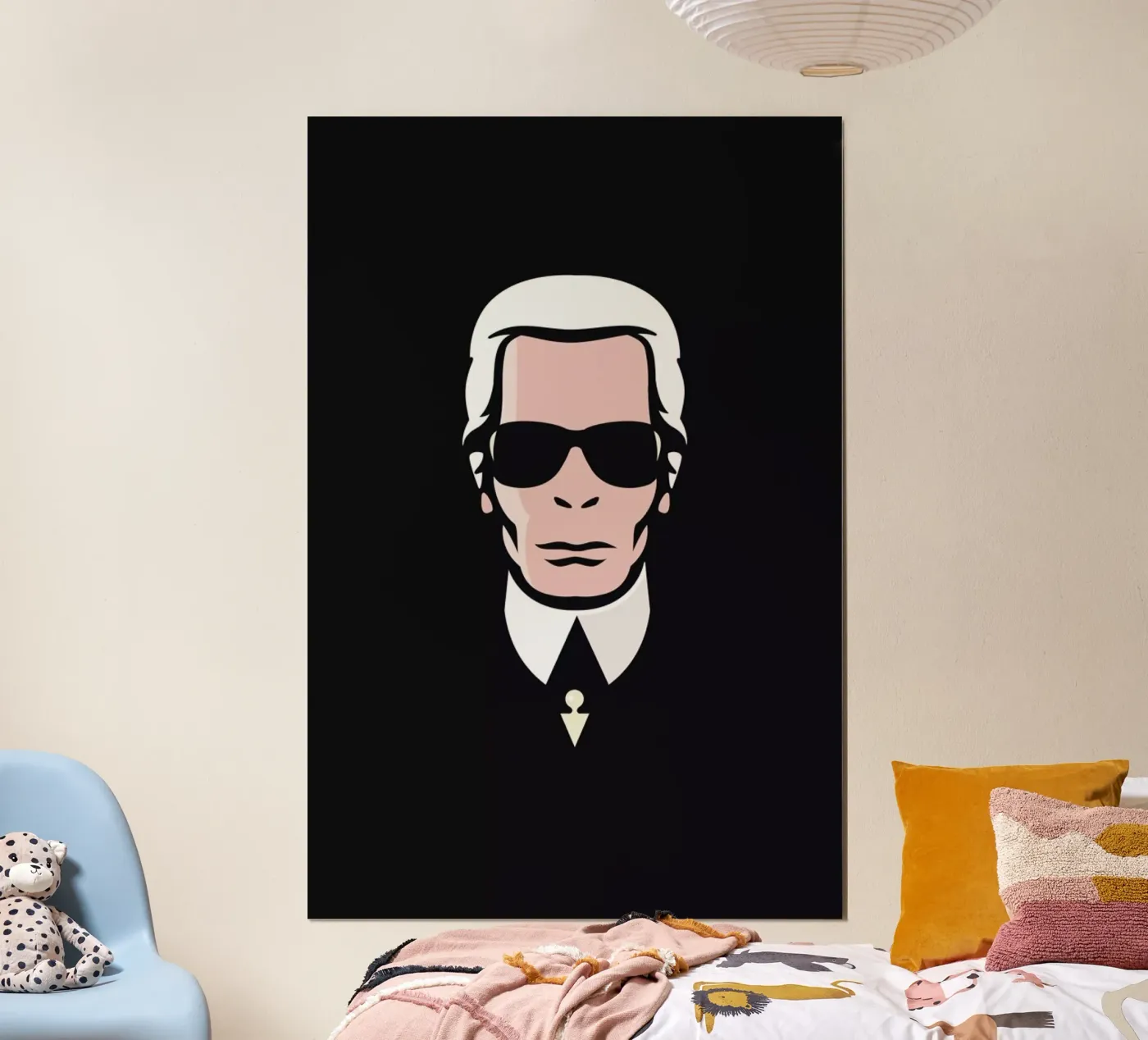 Lagerfeld poster by Bruno Morphet