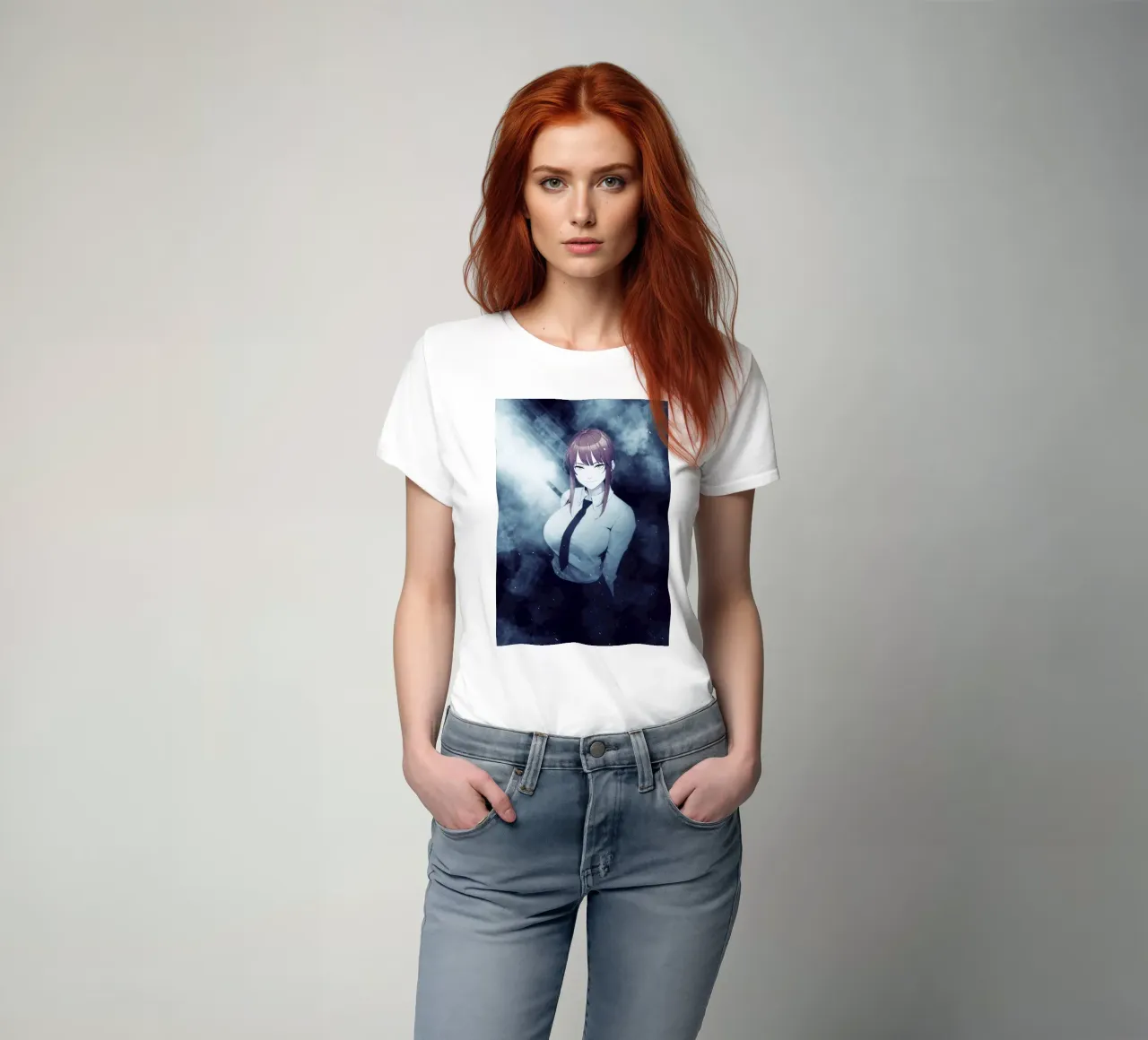 Makima Chainsaw Man t-shirt da FreeArtStudio