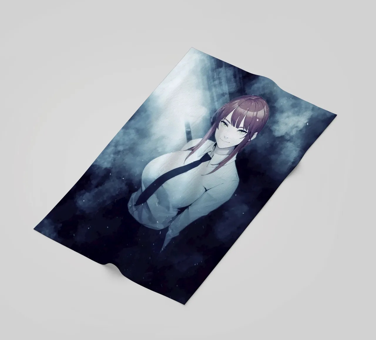Makima Chainsaw Man telo mare da FreeArtStudio