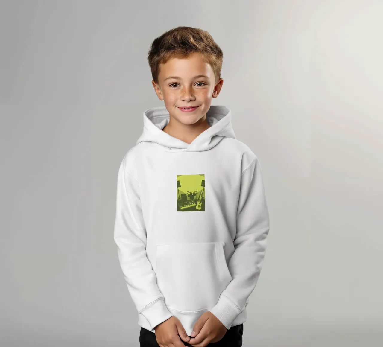 Studio musicale felpa bambino con cappuccio da MUSIC EDITION