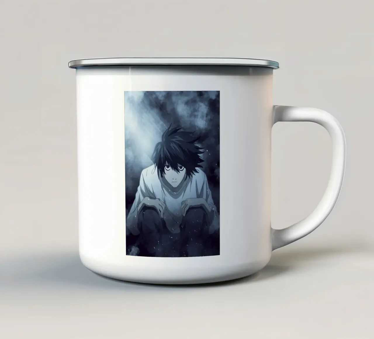L Death Note tazza in smalto da FreeArtStudio