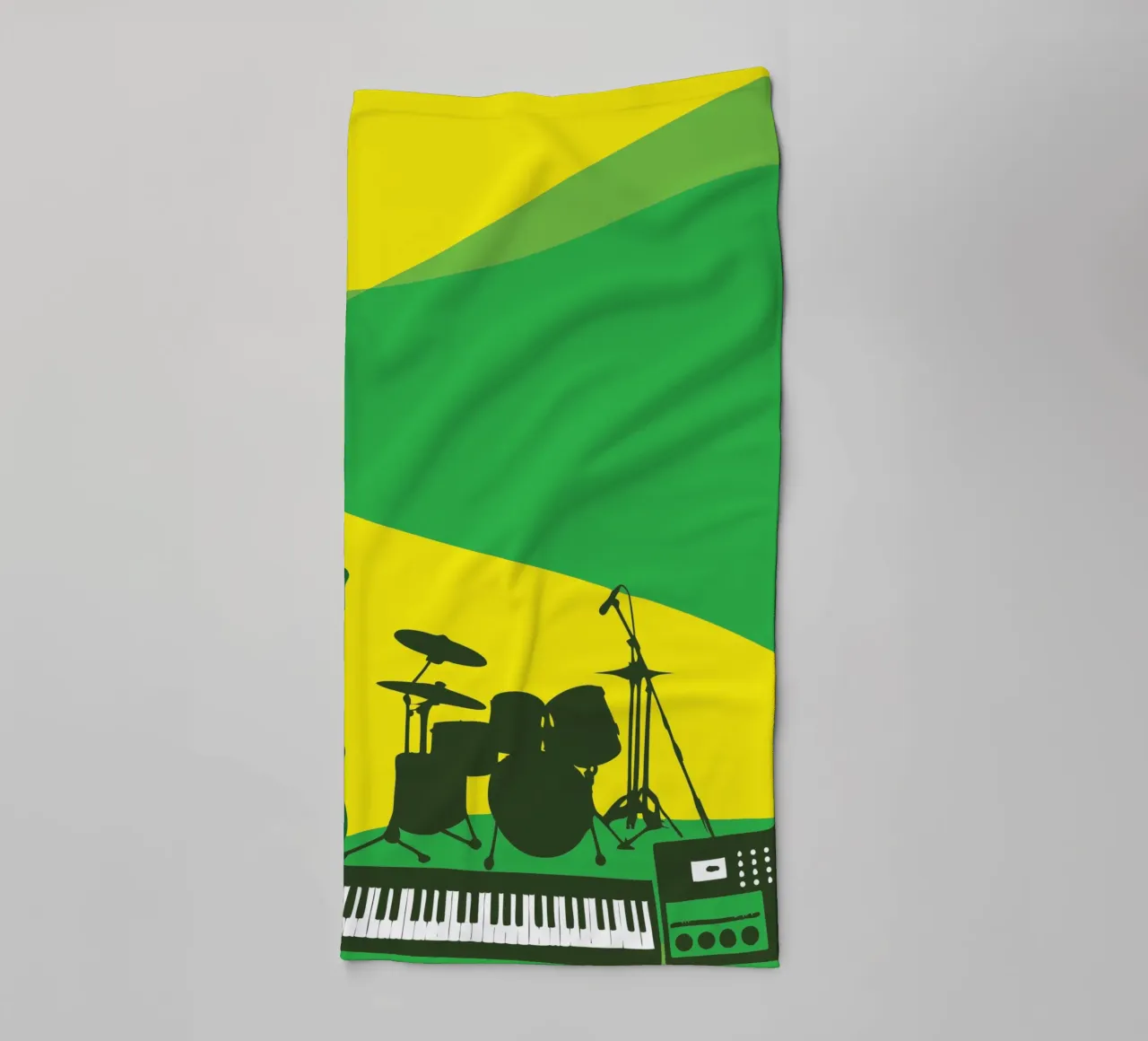 Modern Musical Instruments towel by MUSIC EDITION