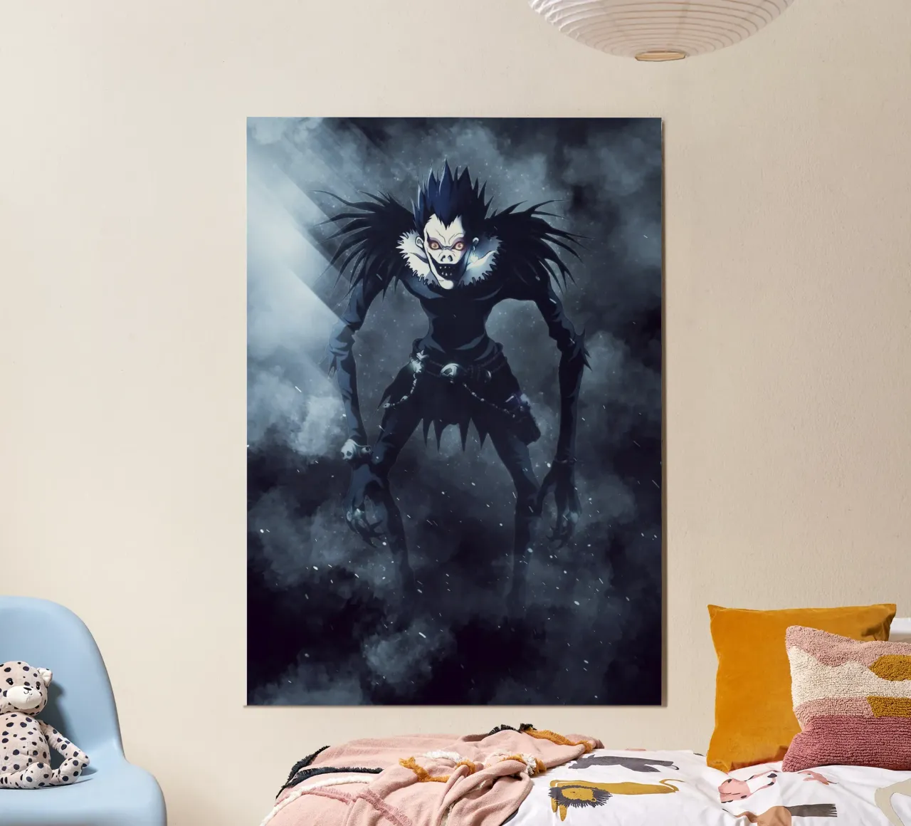 ryuk Death note poster con telaio in plastica da FreeArtStudio