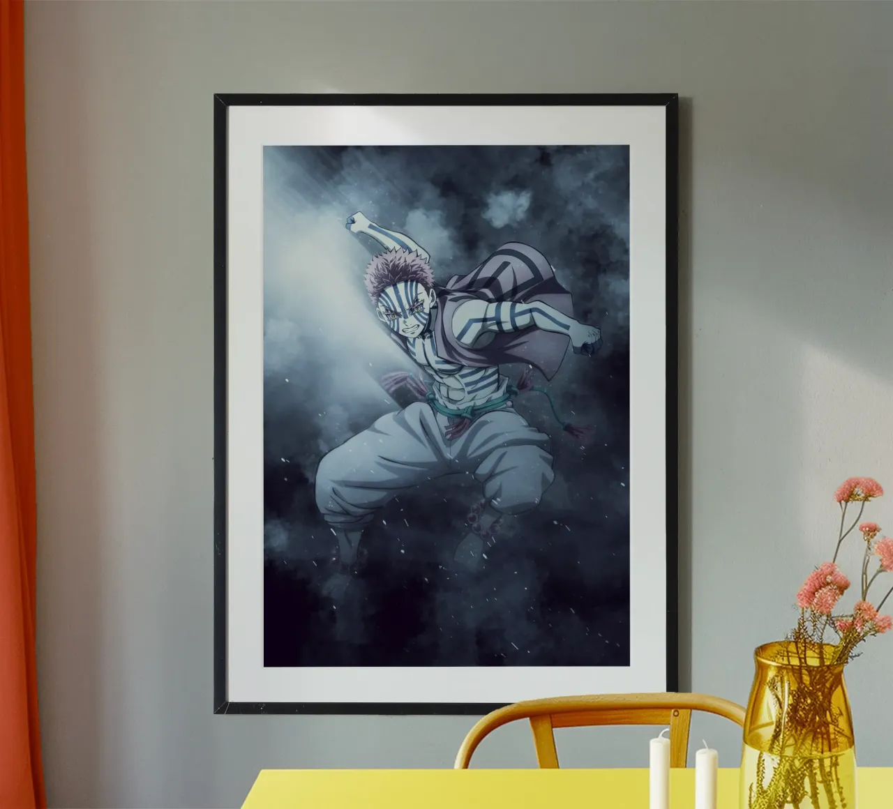 akaza poster con telaio in legno da FreeArtStudio