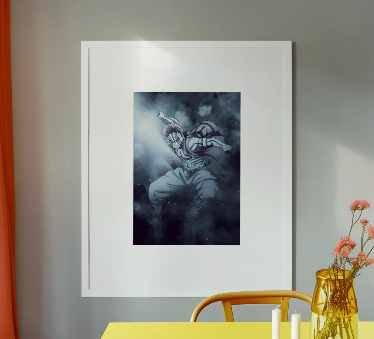 akaza poster con telaio in legno da FreeArtStudio