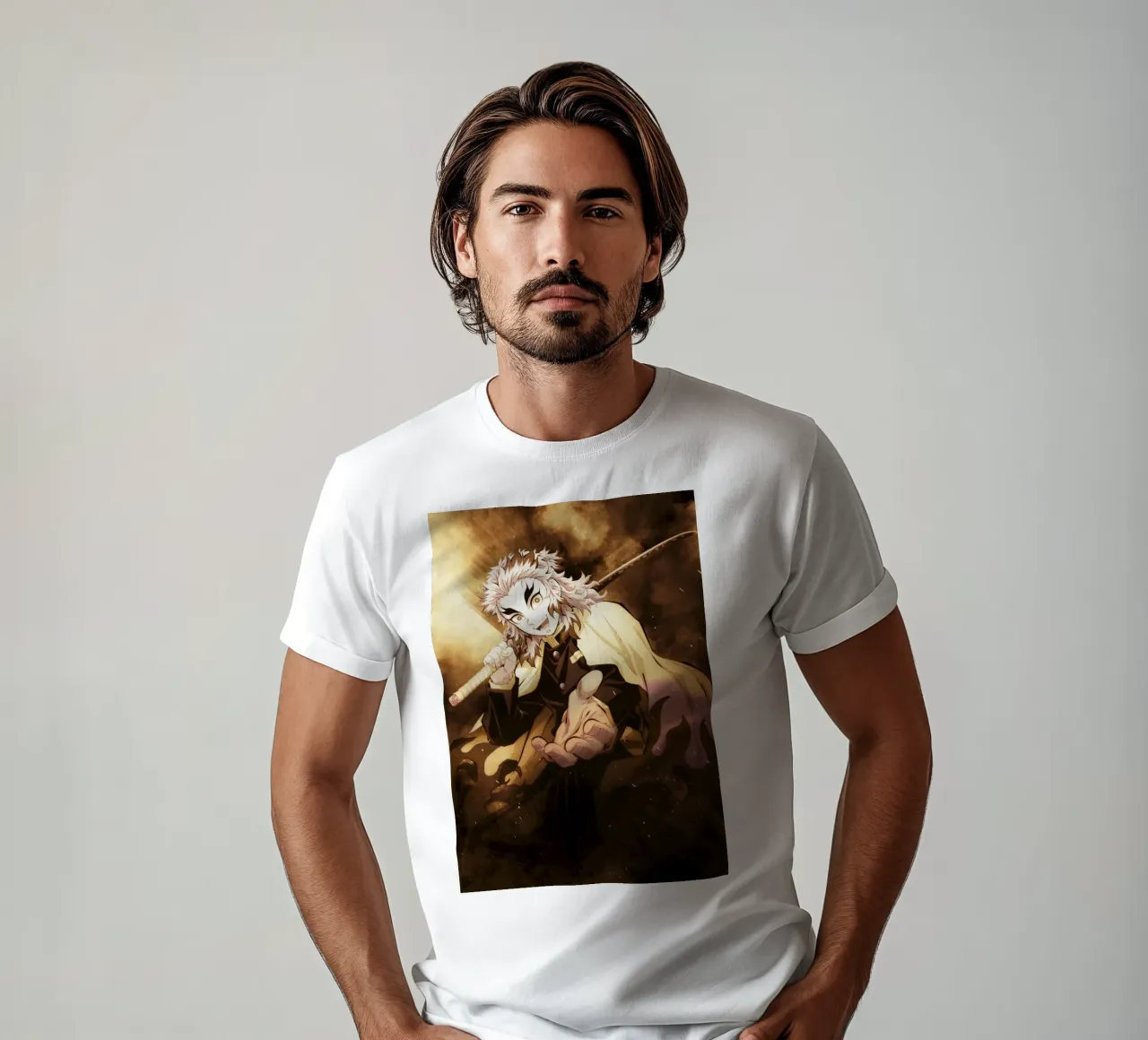 kyojuro rengoku t-shirt by FreeArtStudio