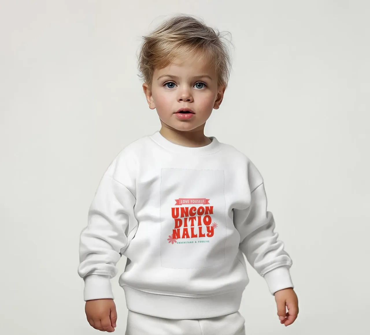 Love Unconditionally felpa neonato da Studio One