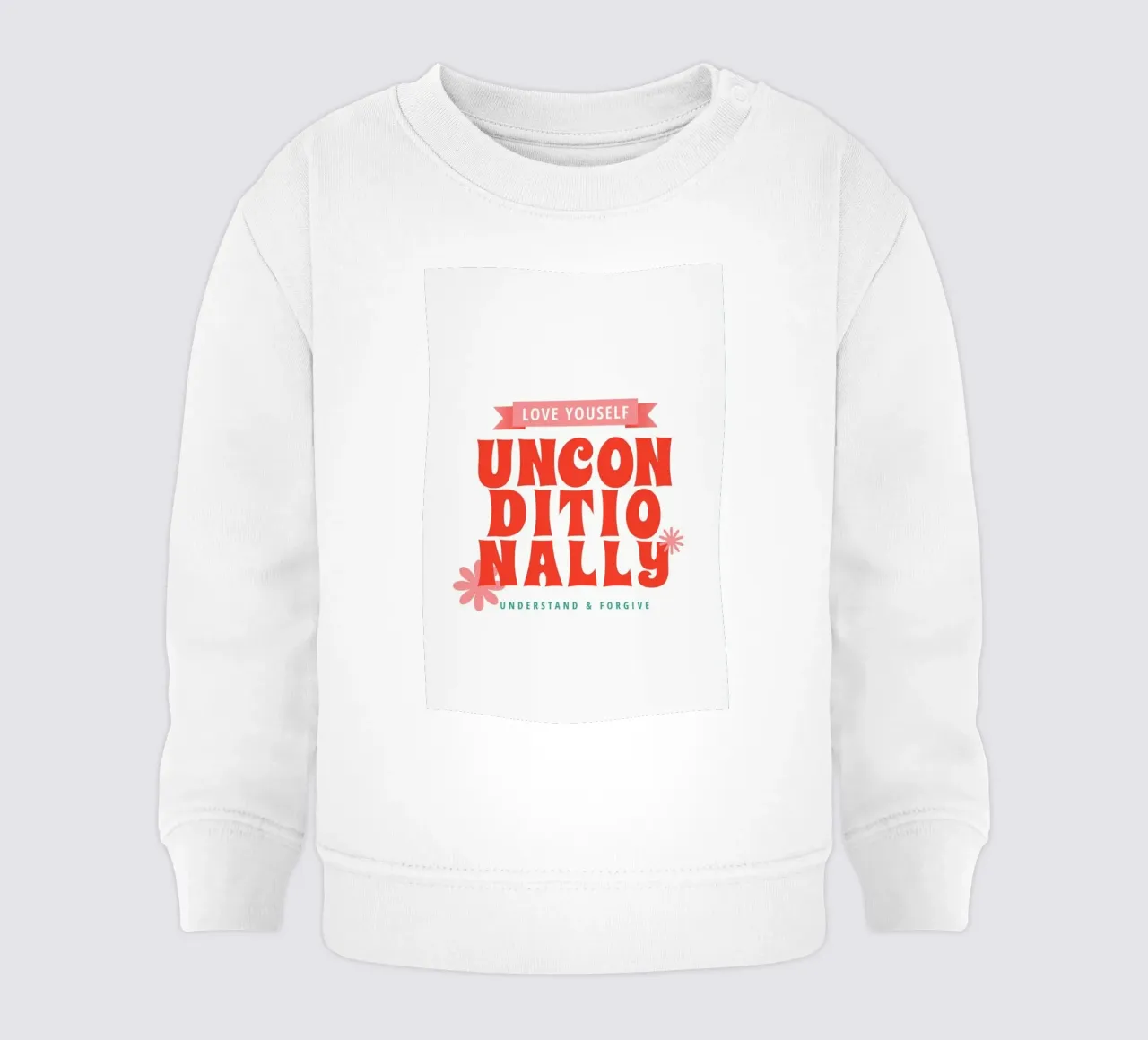 Love Unconditionally felpa neonato da Studio One