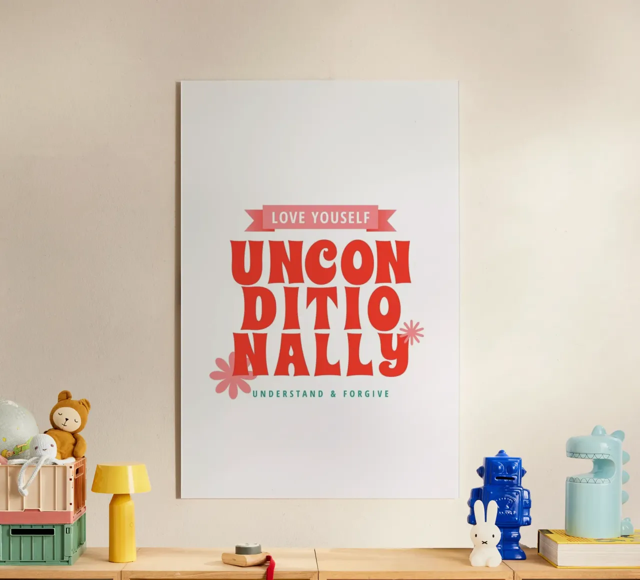 Love Unconditionally plexiglass da Studio One