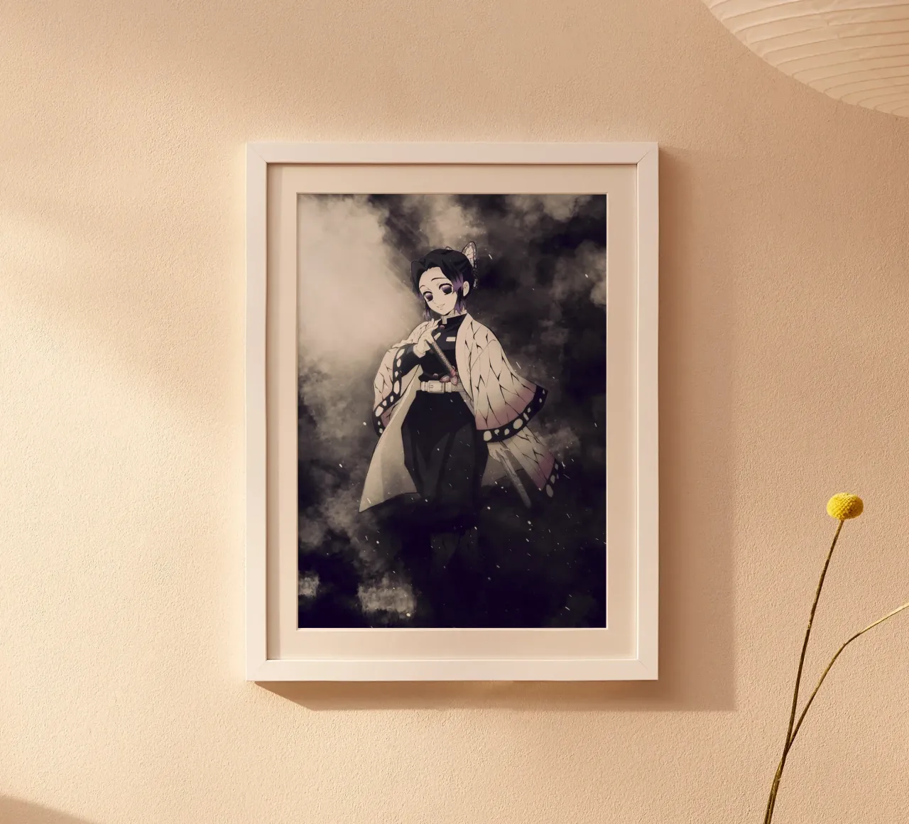 shinobu kocho poster con telaio in legno da FreeArtStudio