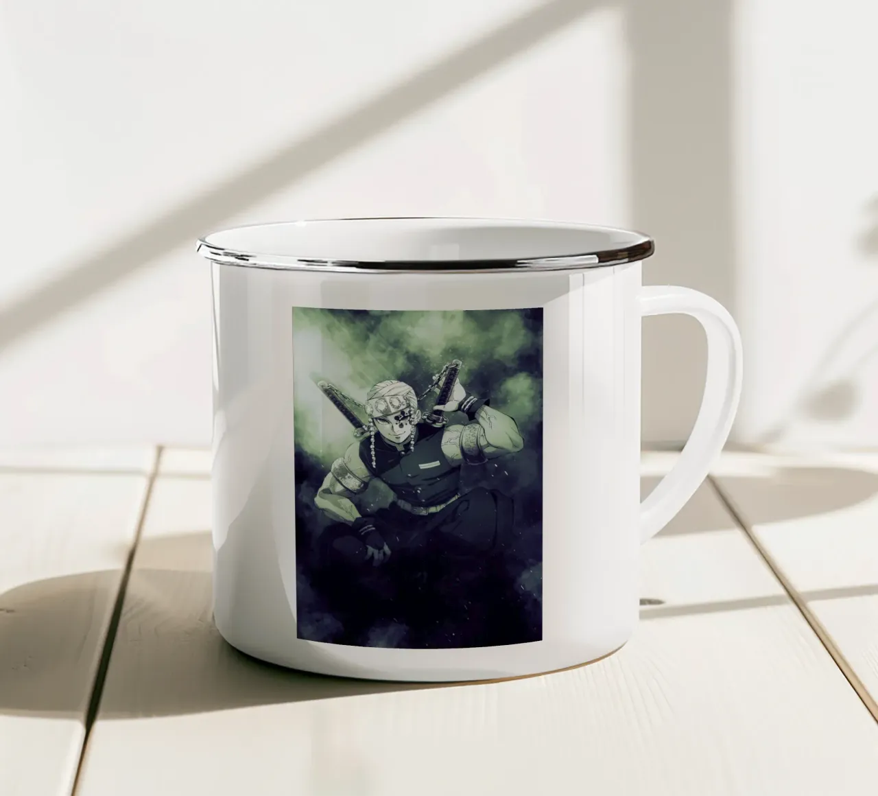 uzui tengen tazza in smalto da FreeArtStudio