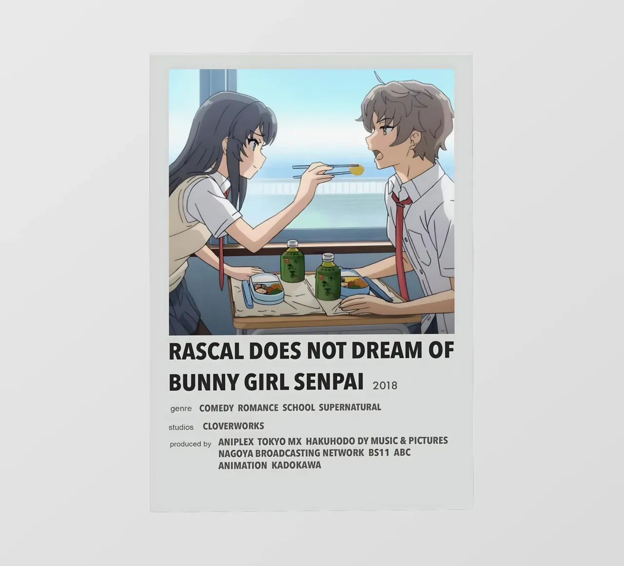 RASCAL DOES NOT DREAM OF BUNNY GIRL SENPAI 2018 telo in pvc da Totoya