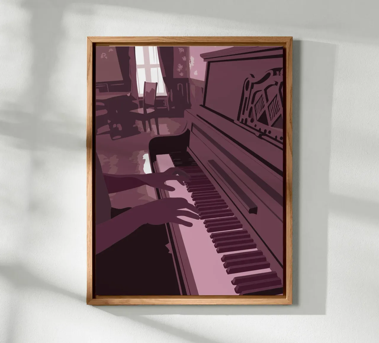 Suonare il pianoforte alluminio dibond da MUSIC EDITION