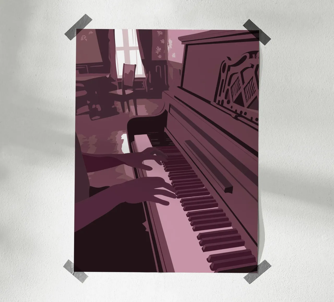 Suonare il pianoforte poster da MUSIC EDITION