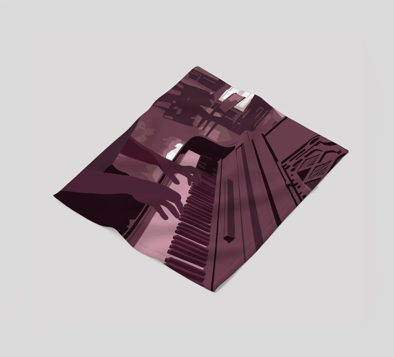 Suonare il pianoforte coperta in pile da MUSIC EDITION
