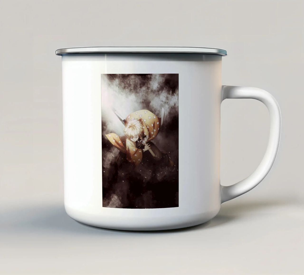 zenitsu agatsuma tazza in smalto da FreeArtStudio