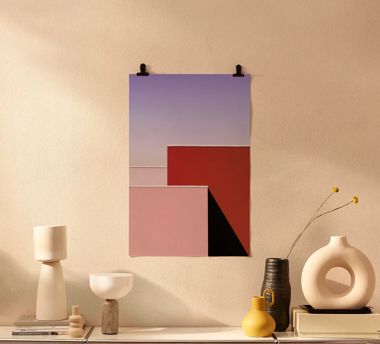 Trio poster con telaio in alluminio da Rupert Höller